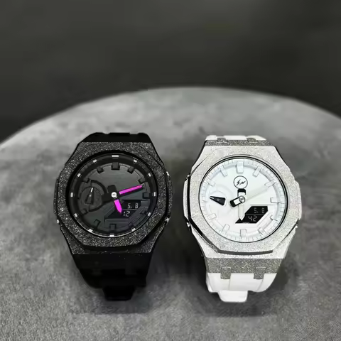 Gen4 Mod Kit for Casioak GA2100 GMAS2100 Modification Kit Bezel Emery Frosted Case Rubber Band for G