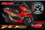 STRIPING FULL DECALS HONDA PCX 160 GRAFISS VARIASI MOTOR PCX160 FULLBODY