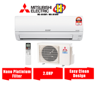 Mitsubishi Air Conditioner (2.0HP) R32 Standard Non-Inverter AirCon MS-JR18VF / MU-JR18VF