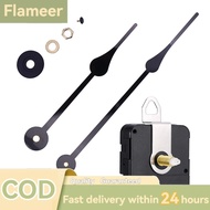 Useful Silent Large Wall Clock Quartz Clock Movement Mechanism Hands Repair Tool Part Kit DIY Black 