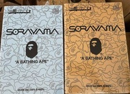 Bearbrick sorayama bape 400% 100% set 空山基