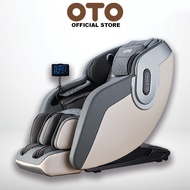 OTO Official Store OTO Prime Elite PE-10(Silver) Massage Chair 3D Smart Chip 4 Dimension Intelligent Body Scan In-Depth