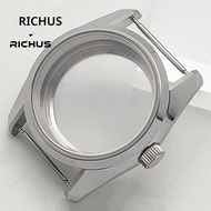 RICHUS NH35 กรณี 36 มม.นาฬิกา Sapphire Glass Fit NH34 NH35 NH36 ETA2824 PT5000 Miyota8215-DG การเคลื