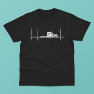 Peterbilt 379 Truck Driver Heartbeat Classic T-Shirt