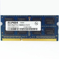 Elpida 4G ddr3l 1600 / 1333 / 1066 notebook memory module