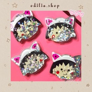 Popsocket Glitter Star Jelly Premium Character Maruko Chan Pink Kawaii Accessories Griptok 3D Pop So