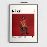 D4vd Poster - Petals To Thorn - Frameblock Wall Decoration - Posterhead