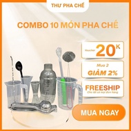 Combo 5 Piece, 8 Piece, 9 Piece, 10 Piece lemon tea making tools, milk tea coffee, shaker shaker com