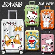 Luggage Stickers Cartoon Luggage Stickers Oversized Pikachu Luggage Stickers Travel Trolley Luggage 