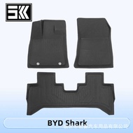Suitable for D Shark 2025 3D All-Weather Material XPE Foot Mat Trunk Mat Back Cushion