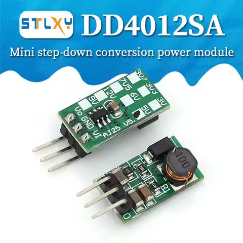 Stlxy DC-DC buck converter module board DD4012SA 1A DC 5-40V to 3V 3.3V 3.7V 5V 6V 7.5V 9V 12V regul