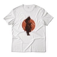 Samurai Splash Art Rising Sun Aesthetic Graphic T-Shirt