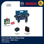BOSCH 12V GSR 120-LI + GDR 120-LI Combo Set ( 0 601 9G8 0L3 )