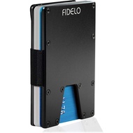 Fidelo ‘Eclipse 3 In 1’ Minimalist Wallet For Men - Slim RFID Blocking Credit Card Holder Made Of 70