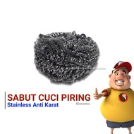 SABUT CUCI PIRING STAINLESS ANTI KARAT EKONOMIS SABUT JARING KAWAT