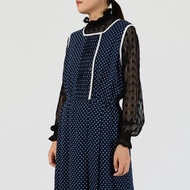 【蛋植物古著】深夜飛雪無袖印花古著洋裝