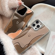 Simple Iine Bling Bling Hologram Case hp iPhone 16 13 15 11 12 11 14 Pro Max Silver Girls Coquette A