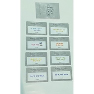 FORTUNE SCRATCH CARD FROM EXO