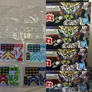 SD高達 BB戰士 LEGEND BB 377 武者號斗丸 4盒 連專用轉生 風火水雷 無敵 貼紙 鬥霸之章 超機動大將軍