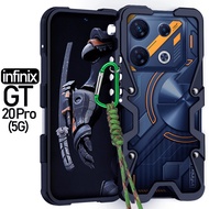 ZIMON เคสเฟรมโลหะสำหรับ Infinix GT 20 Pro 5G เคสโทรศัพท์โทรศัพท์มือถือกันกระแทกแฟชั่นบัมเปอร์เคสโทรศ