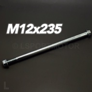 M12x235 HURRICANE H110 Y100 RXS REAR WHEEL SHAFT / TRS SWING ARM SHAFT M12 X 235 12X235 12 X 235