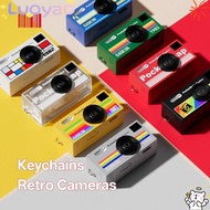 LUOYAO1 Mini Keychain Thumb Camera, Pocket Snap Keychain Retro Backpack CCD Digital Camera,  with 10