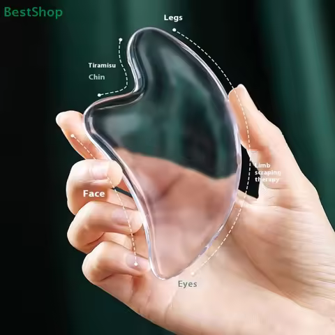 Crystal Gua Sha Board,Scraping Massager Firm Skin Care Face Gua Sha Tool