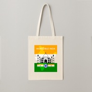Indian Souvenir Bags | Typical Indian Tote Bag | New Delhi India Tourism Souvenir Tote Bag