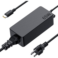 65W USB C Type C Adapter Laptop Charger for Lenovo ThinkPad X1 Carbon T14 T15 T480 T490 T580 E14 E15