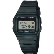 CASIO F91W3JH CASIO Collection Digital LCD Watch F-91W-3JH - Classic Green Design, Water-Resistant, 