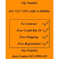 011-7147 5555 / 011-7171 5555 / 011-7172 5555 Vip Number (Prepaid Or Postpaid, No Contract & Free Sh
