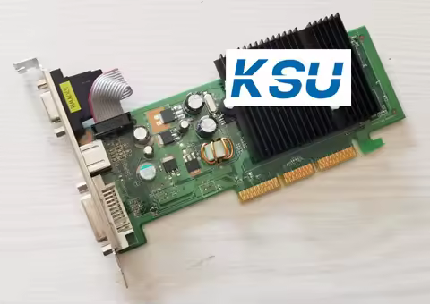 video graphic card for nVIDIA FX6200 256M AGP 8X DDR2 VGA+Svideo+DVI 64bit AGP Video Card Graphic ca