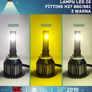 H27 880 881 Three-Color Led Fog Lamp All Season Waterproof Warranty