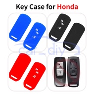 Silicone Key Case Remote Cover Fob With Keychain For Honda PCX125 PCX160 SH350 SH300 VISION NS110R XADV750 Motorcycle Protective Shell