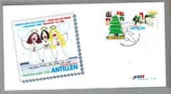 【流動郵幣世界】荷屬安地列斯1998年(E-300)聖誕節套票首日封
