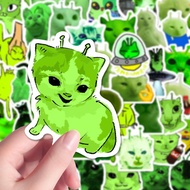 86PCS Funny Abstract Cat Alien Meme Emoji Stickers Waterproof Decoration Cute Stickers