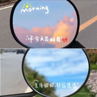 Car Stickers Mini Creative Text Car Stickers Electric Car Glass Stickers Driving Reversing Rearview 