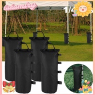 LAKAMIRY 1/4Pcs Garden Gazebo Foot Leg, Canopy with Handle Tent Sandbag, Durable Black Weights Sand Bag Outdoor
