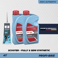 [WITH SILKOLENE GEAR OIL 80W90] PROFI-BIKE SCOOTER 4T 5W40 10W40 Fully & Semi Synthetic Engine Oil (