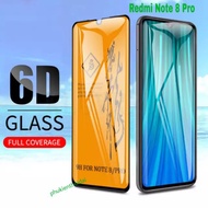 6D Tempered Redmi Note 8 Pro / Oppo Realme 5 / Opp A9 2020 shares Full, smooth screen