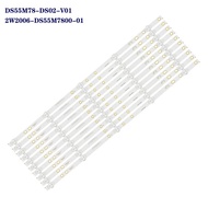 LED backlight strip For AKAI AKTV480 DS55M73-DS17 LSC550FN25-W DS55M78-DS22-T01 55BAIRD