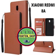 CASE HP FLIP COVER LEATHER COCOK UNTUK TIPE HP XIAOMI REDMI 8A CASING DOMPET - FLIP COVER LEATHER- SARUNG HP