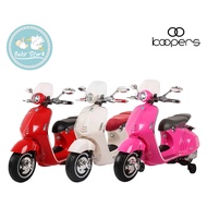 Koopers Original Vespa 946 6V Electric Ride-On - White / Red / Pink