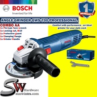 COMBO Bosch GWS700 4" Angle Grinder 710W  F.O.C Different type Cutting Disc & Grinding Disc - SUN WI