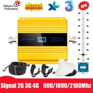 Penguat Sinyal Ponsel Seluler 1800Mhz 4G LTE UMTS Penguat Sinyal Repeater 1800 MHz (Band 3) Antena Y