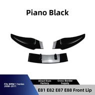 BONINGYU | Vehicle Front Lip For BMW 1 Series E81 E82 E87 E88 2008-2011