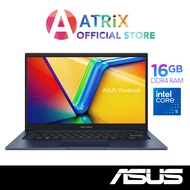 【Express Delivery】ASUS Vivobook 14 | X1404VA-EB417W | 14" FHD | Intel Core 5 120U | 16GB RAM | 512GB SSD | Win11 | 2Y