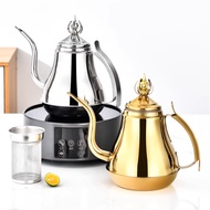 Teapot Kettle Stainless Steel Food Grade Chinese Tea Coffee Herbal Horeca Hotel Restaurant Cafe