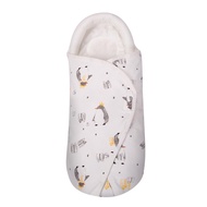 JoyNa - U型枕邊護頭包巾 嬰兒睡袋-波普企鵝 (60*30cm)