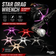CHILENT CNC Aluminum Star Drag For Daiwa Baitcasting Reels 6.4g Ultra Light Fits Tatula Steez Zillio